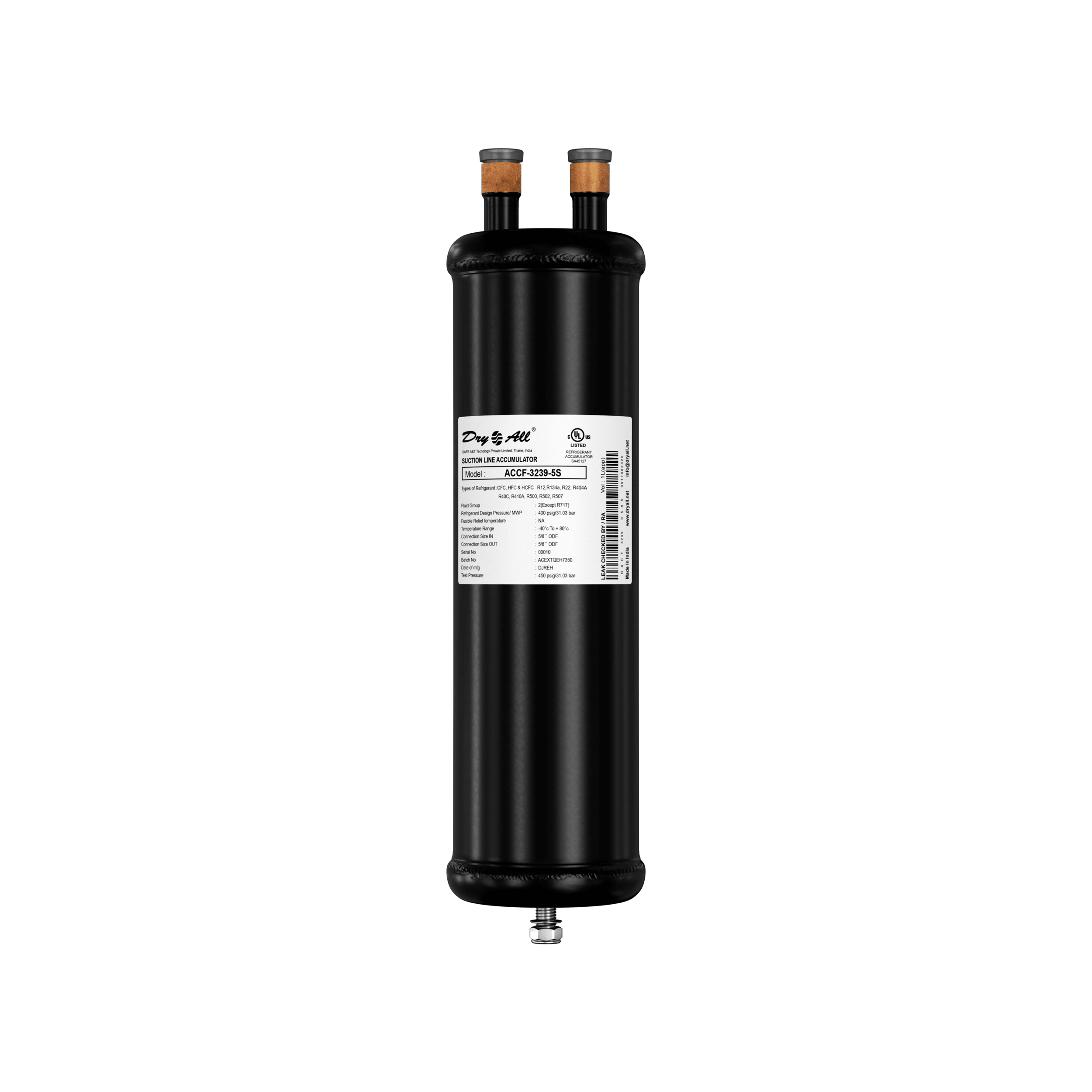 Suction Line Accumulators - EPS Controls