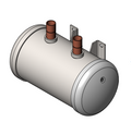 Dry All Bi-Flow Liquid Refrigerant Receiver — Horizontal, 10 LB, 5/8" SWT, 675 PSI | AAON OEM Part G150400 / R53330