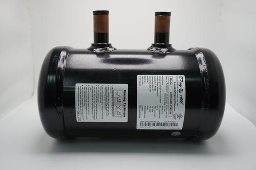 Dry All Bi-Flow Liquid Refrigerant Receiver — Horizontal, 10 LB, 5/8" SWT, 675 PSI | AAON OEM Part G150400 / R53330 - EPS Controls