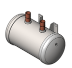 Dry All Bi-Flow Liquid Refrigerant Receiver — Horizontal, 10 LB, 5/8" SWT, 675 PSI | AAON OEM Part G150400 / R53330 - EPS Controls