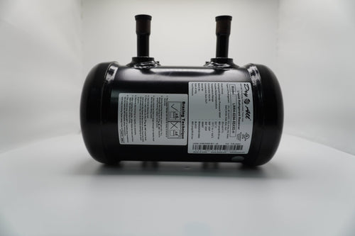 Dry All Bi-Flow Liquid Refrigerant Receiver — Horizontal, 5 LB, 5/8" ODF, 653 PSI | Addison OEM Part 0514P-0072 - EPS Controls