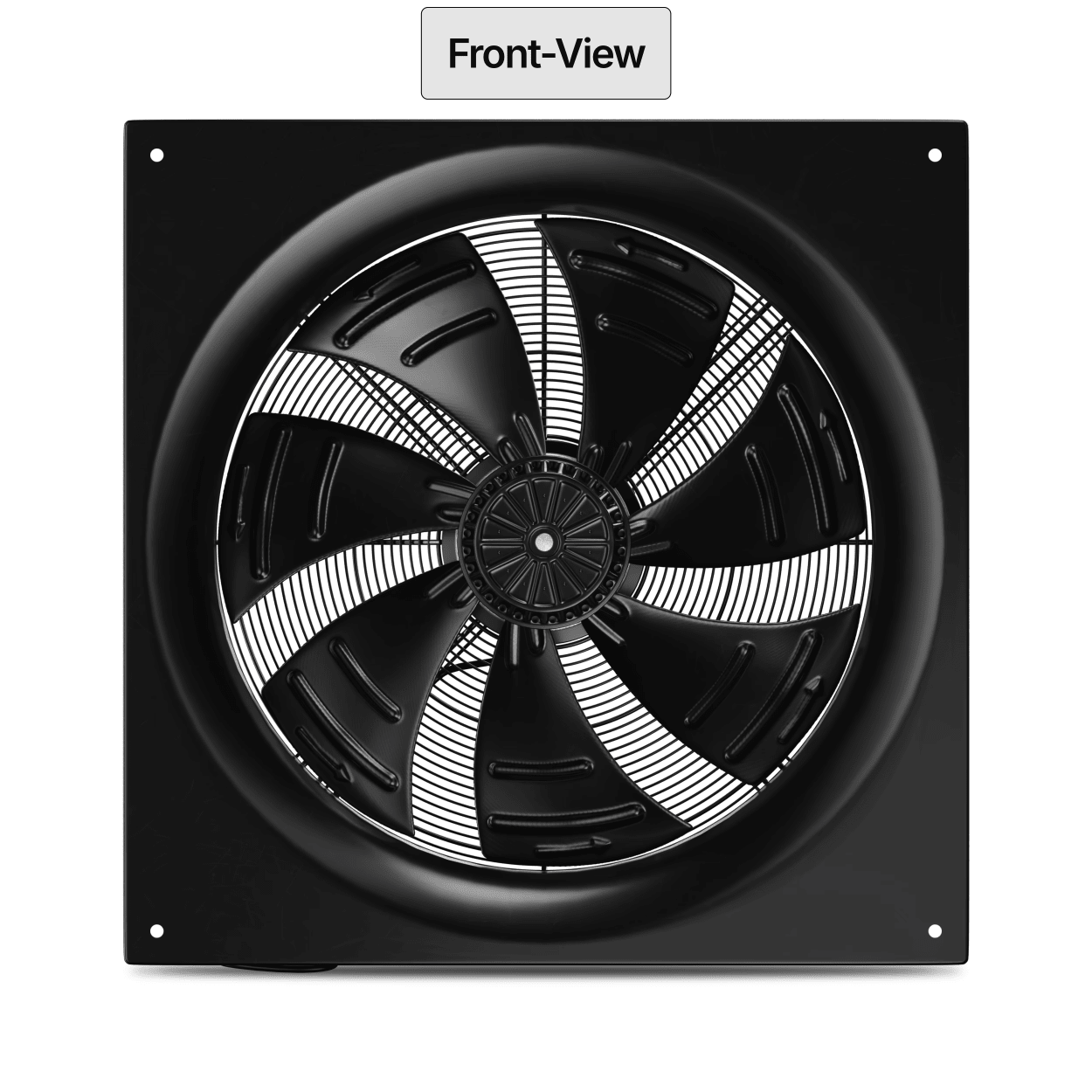 Dunli Condenser Fan Motor & Assembly - 800mm/230V - 460V - EPS Controls